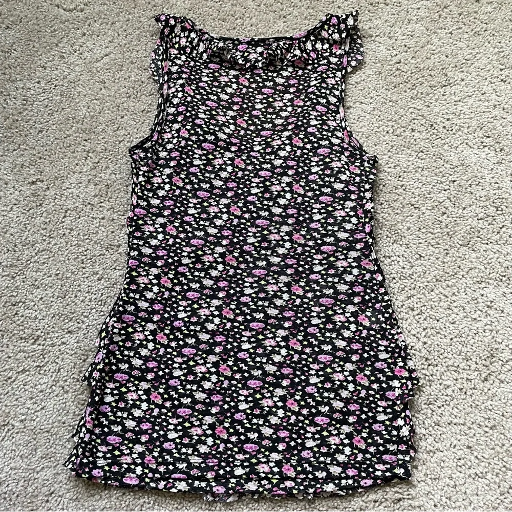 Express tank top floral‎ size xs - Picture 5 of 5